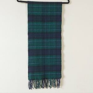 Highlander Collection 100% Lambswool Lochcarron Scarf Plaid Fringe Scotland